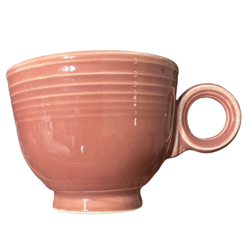 Rosy Rose Homer Laughlin Harlequin Cup Mug